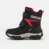 Geox HIMALAYA BOY WPF - Bottes De Neige - Black/red