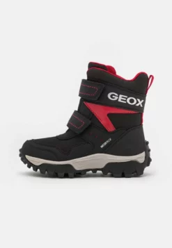 Geox HIMALAYA BOY WPF - Bottes De Neige - Black/red