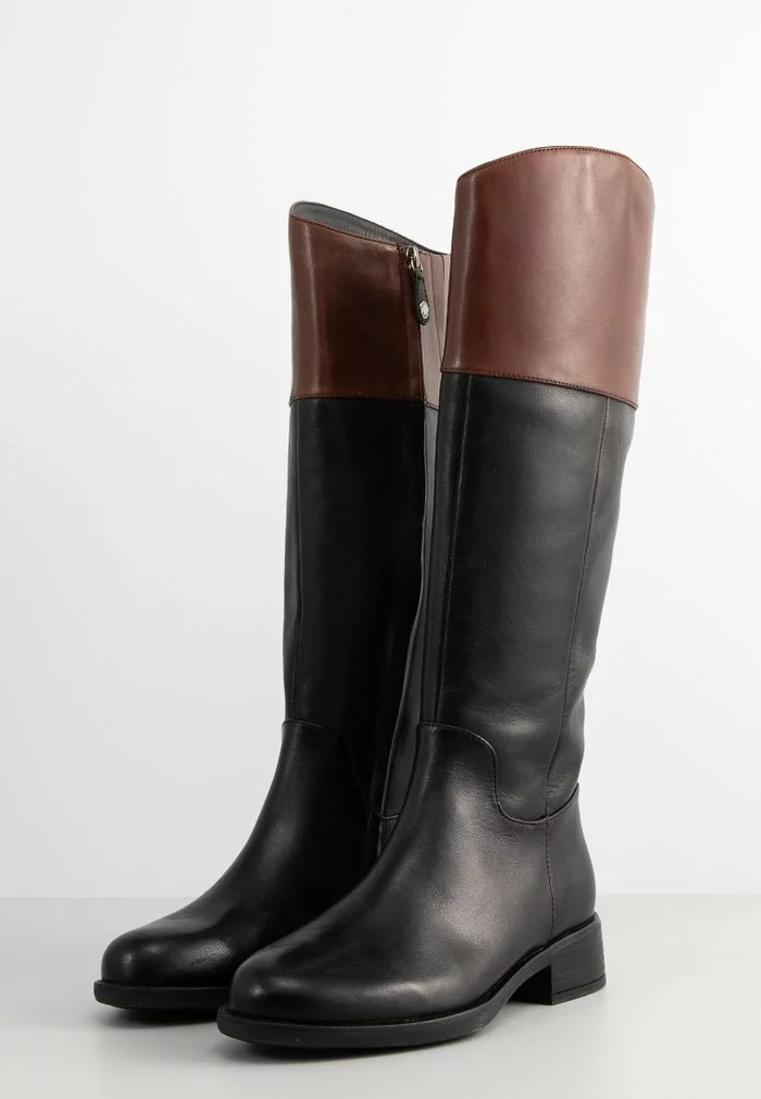 Geox D RESIA - Bottes - Black/brown – Image 2