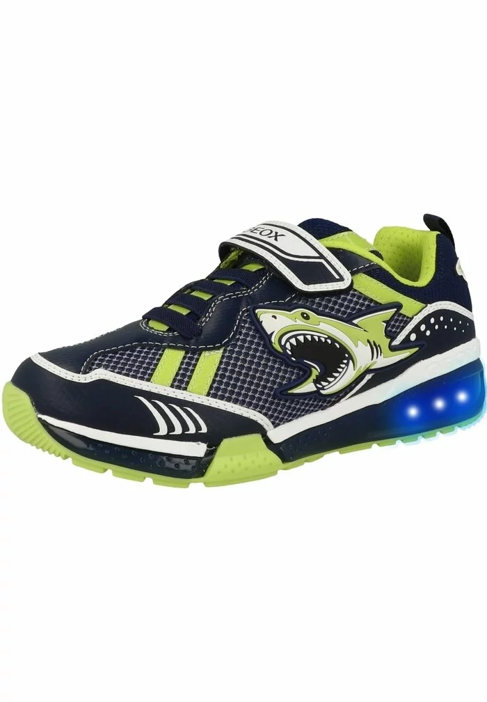 Geox BAYONYC BOY - Baskets Basses - Navy-lime – Image 2