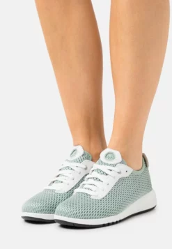 Geox AERANTIS - Baskets Basses - Mint/white