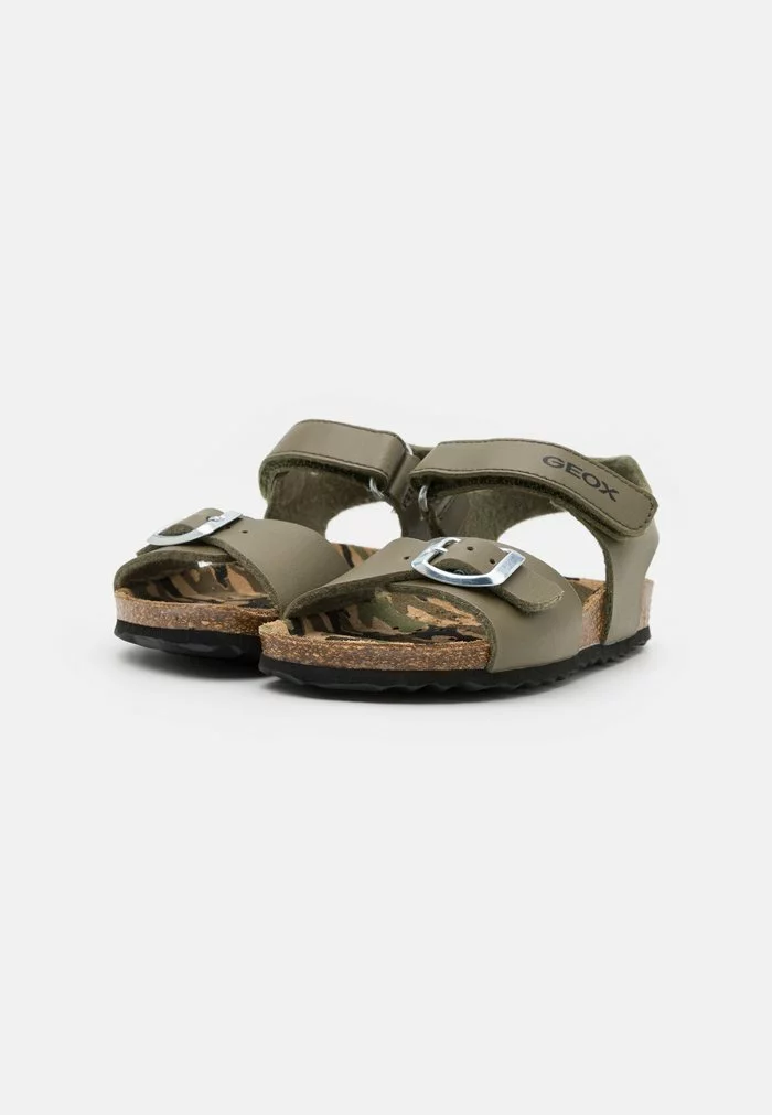 Geox GHITA BOY - Sandales - Military/black – Image 2