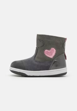 Geox NEW FLICK GIRL - Bottes - Dark Grey