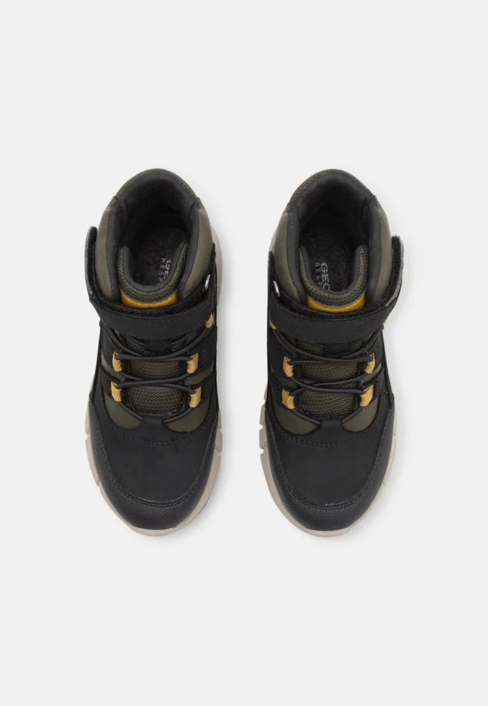 Geox FLEXYPER BOY ABX - Bottines - Black/yellow – Image 4