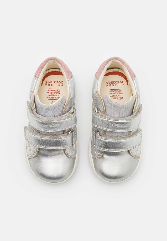 Geox BIGLIA GIRL - Baskets Basses - Silver/fuchsia – Image 4