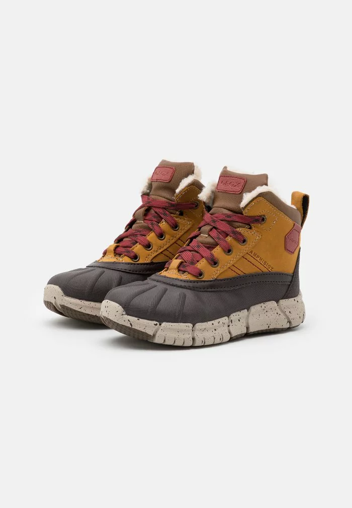 Geox FLEXYPER BOY - Bottes De Neige - Light Brown/dark Red – Image 2
