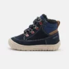 Geox OMAR BOY WPF - Bottes De Neige - Navy/red
