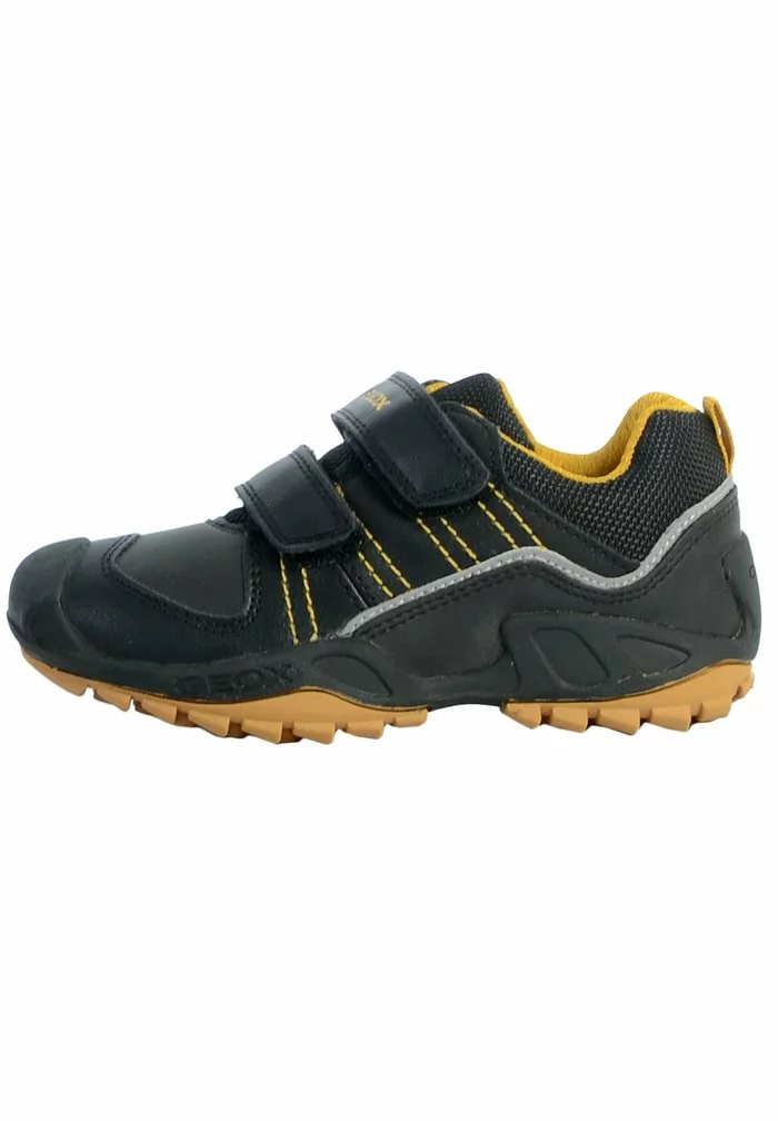 GEOX N. - Baskets Basses - Noir/jaune Foncé