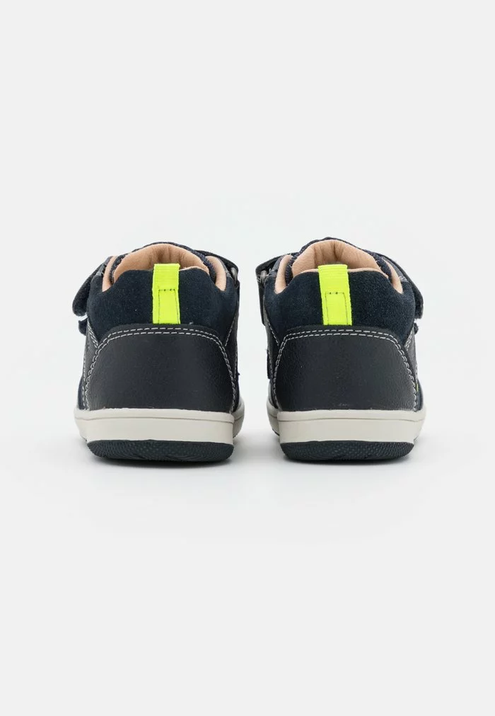 Geox NEW FLICK BOY - Baskets Montantes - Navy/fluo Yellow – Image 3