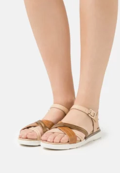 Geox HIVER - Sandales - Sand/light Bronze