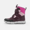 Geox FLEXYPER GIRL - Bottes De Neige - Dark Burgundy/dark Rose