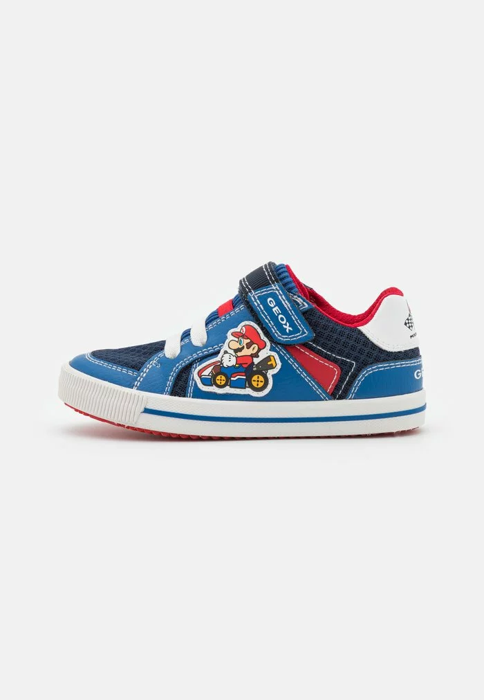 Geox NINTENDO MARIOKART ALONISSO BOY - Baskets Basses - Royal/red