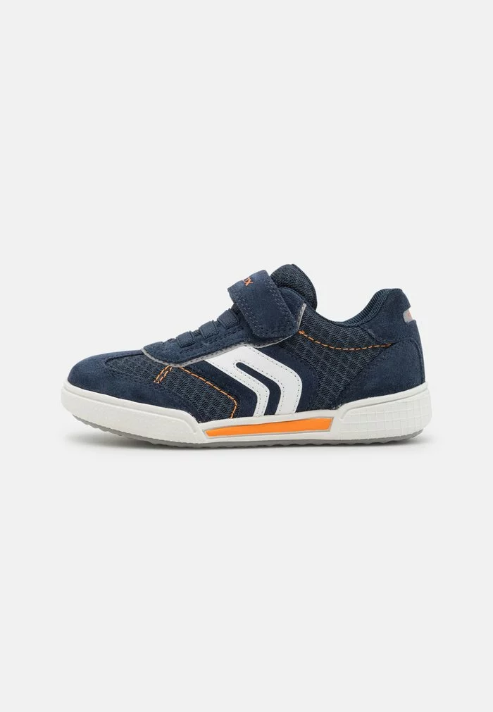 Geox POSEIDO BOY - Baskets Basses - Navy/light Orange
