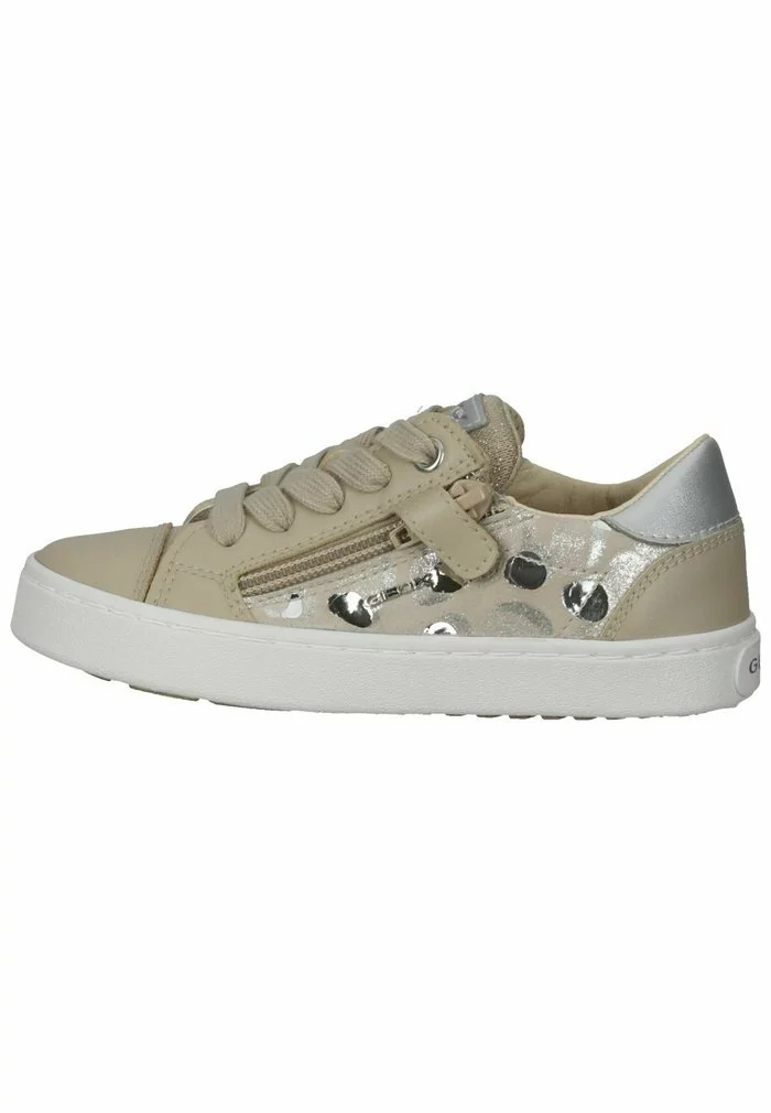 Geox Baskets Basses - Beige/silver