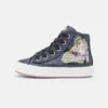 Geox DISNEY PRINCESS RAPUNZEL JUNIOR KALISPERA GIRL - Baskets Montantes - Navy