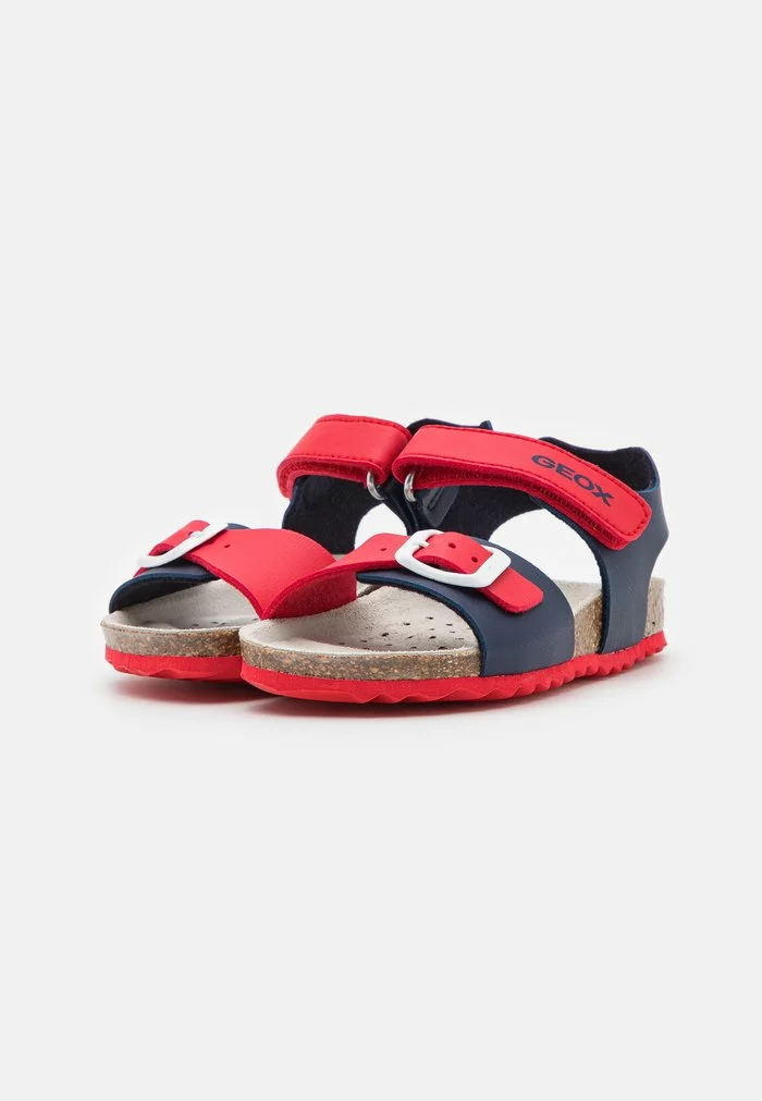 Geox GHITA BOY - Sandales - Navy/red – Image 2