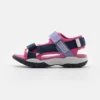 Geox BOREALIS GIRL - Sandales De Randonnée - Navy/fuchsia