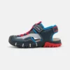Geox DYNOMIX BOY - Sandales De Randonnée - Navy/red