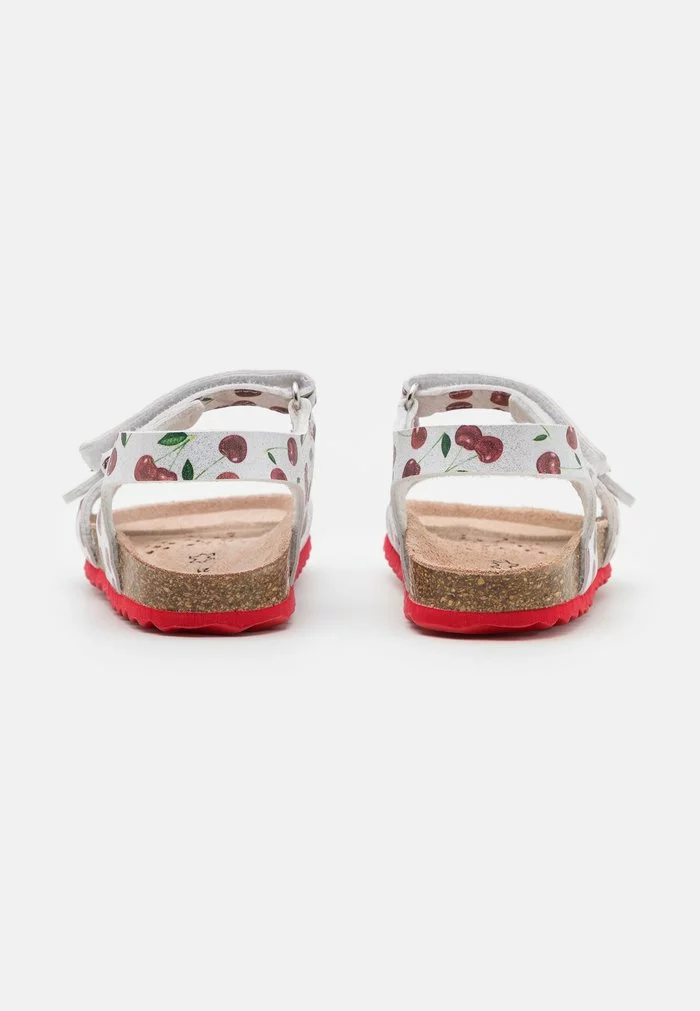 Geox CHALKI GIRL - Sandales - Silver/red – Image 3