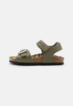 Geox GHITA BOY - Sandales - Military/black