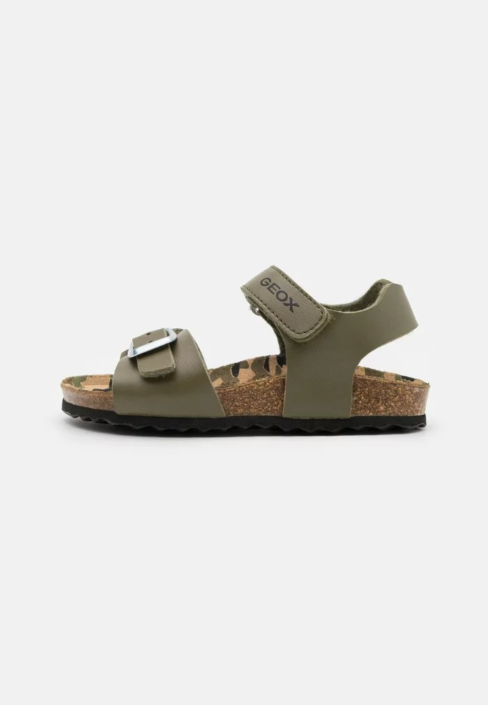 Geox GHITA BOY - Sandales - Military/black