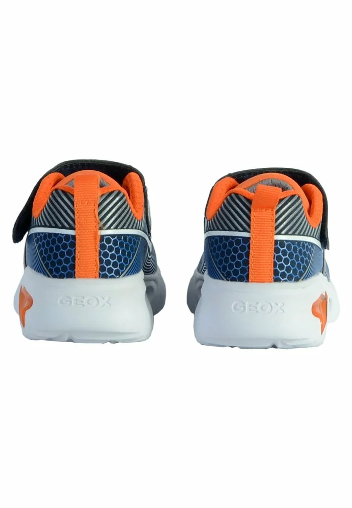 Geox ASSISTER - Baskets Basses - Marine/orange – Image 3