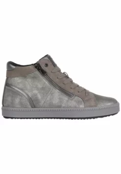 Geox D BLOMIEE - Baskets Montantes - Dk Grey