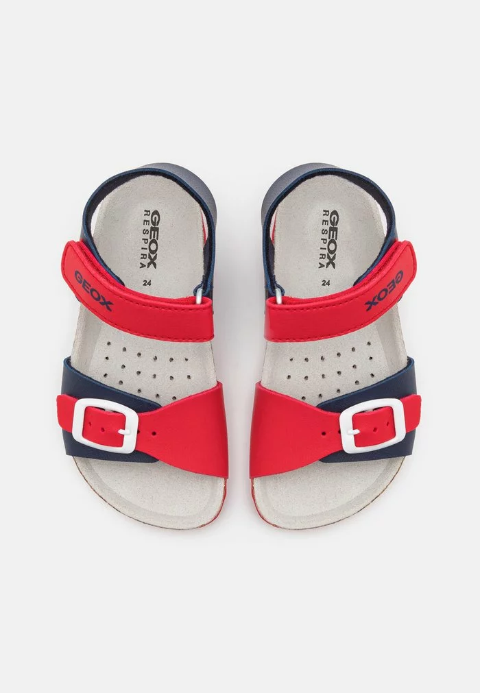 Geox GHITA BOY - Sandales - Navy/red – Image 4