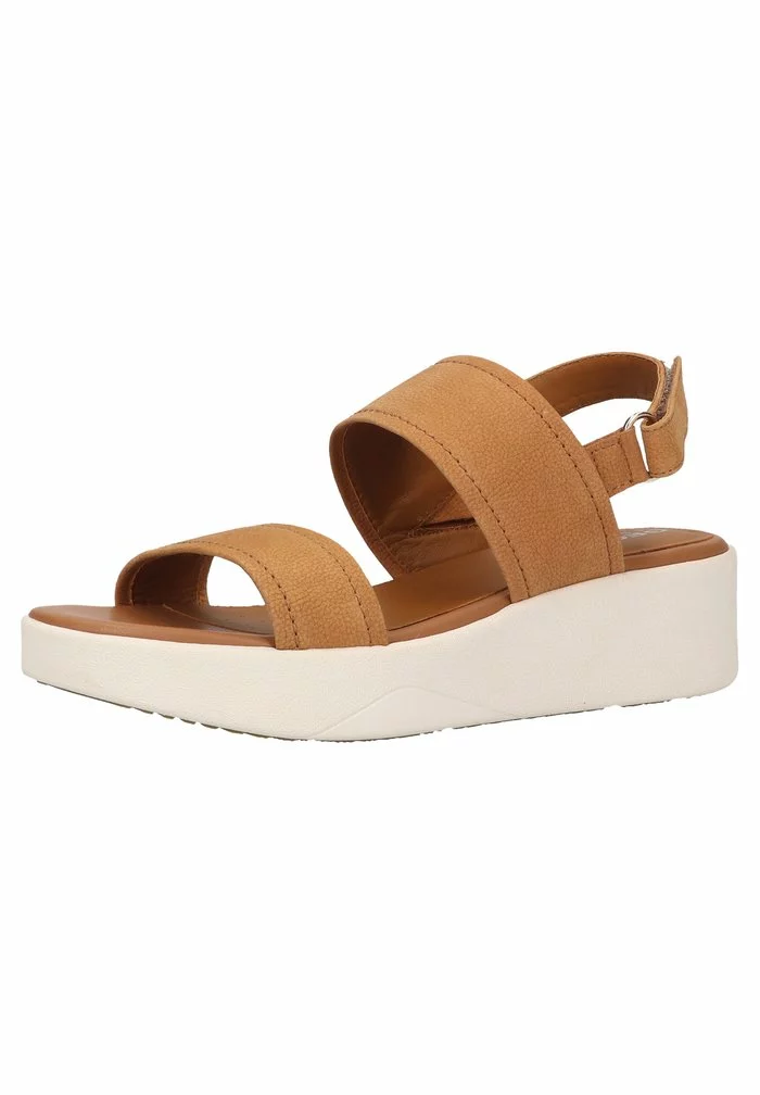 Geox Sandales à Plateforme - Cognac – Image 3