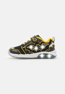 Geox SPAZIALE BOY - Baskets Basses - Black/yellow