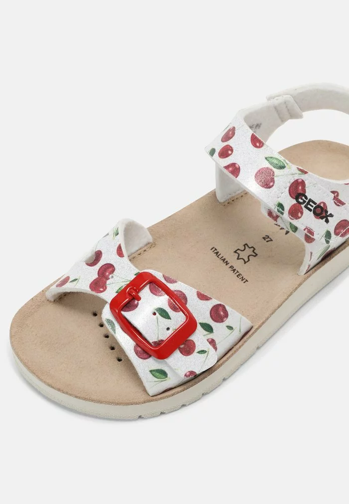 Geox COSTAREI - Sandales - Silver/red – Image 5