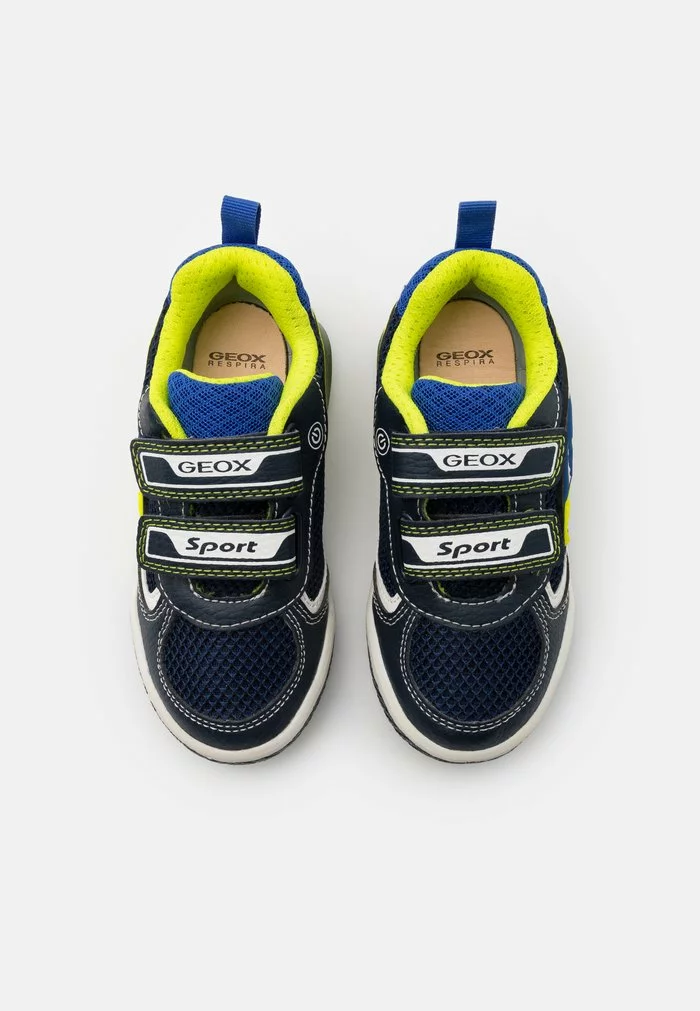 Geox INEK BOY - Baskets Basses - Navy/lime – Image 4