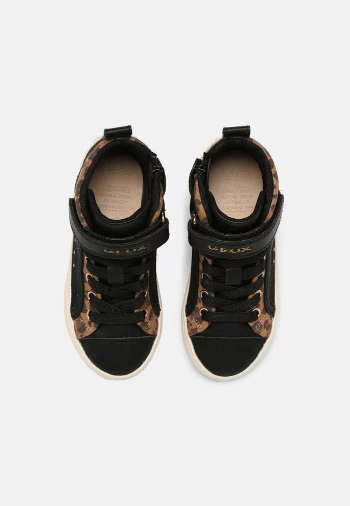 Geox KALISPERA GIRL - Baskets Montantes - Black/whisky – Image 4