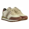 CUIR GEOX TABELYA D16AQA - Baskets Basses - Crème/taupe Clair