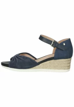 Geox Sandales Compensées - Blue Denim