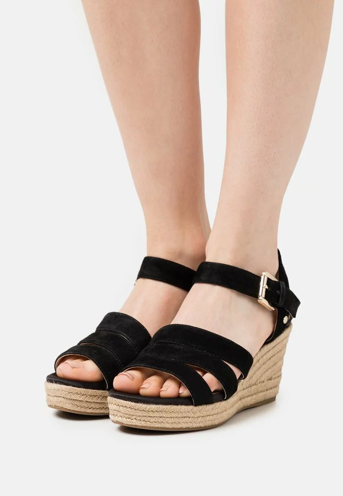 Geox SOLEIL - Sandales à Plateforme - Black