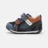Geox EACH BOY - Chaussures Premiers Pas - Navy/light Brown