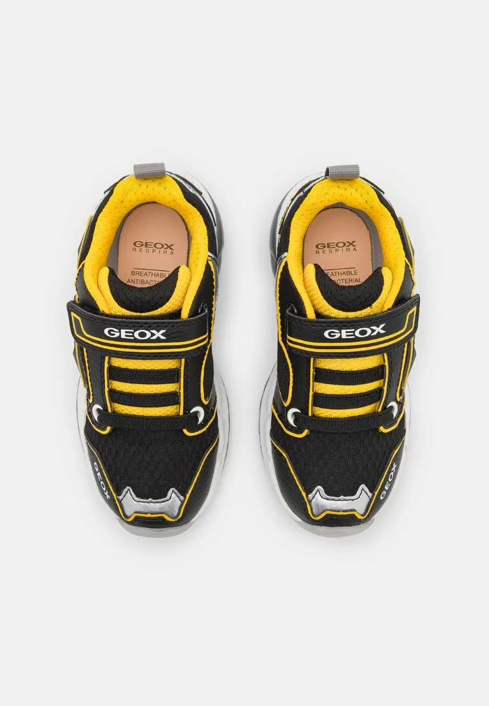 Geox SPAZIALE BOY - Baskets Basses - Black/yellow – Image 4