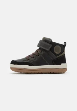 Geox CHARZ BOY ABX - Bottines à Lacets - Black/military