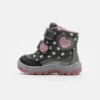 Geox FLANFIL GIRL WPF - Bottes De Neige - Dark Grey/pink
