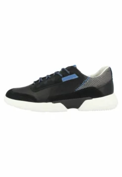 Geox U SMOOTHER A - Baskets Basses - Black Royal