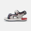 Geox ALBEN BOY - Sandales De Randonnée - Light Grey/navy