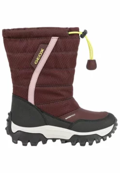 Geox HIMALAYA GIRL - Bottes De Neige - Prune/dk Pink