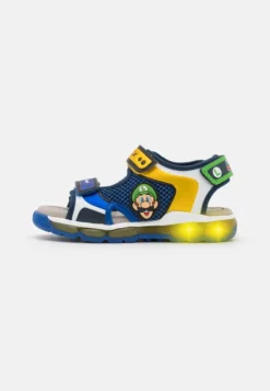 Geox NINTENDO SUPERMARIO JR - Sandales - Royal/yellow