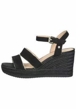 Geox Sandales à Talons Hauts - Black Gold