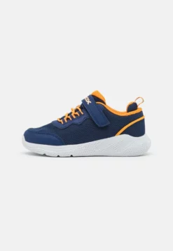 Geox SPRINTYE BOY - Baskets Basses - Navy/orange