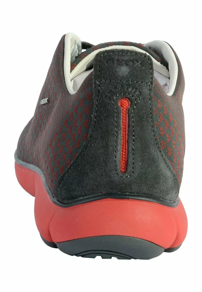 GEOX U JAQUARD - Baskets Basses - Antracite Rouge – Image 2
