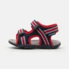 Geox AGASIM BOY - Sandales De Randonnée - Navy/red