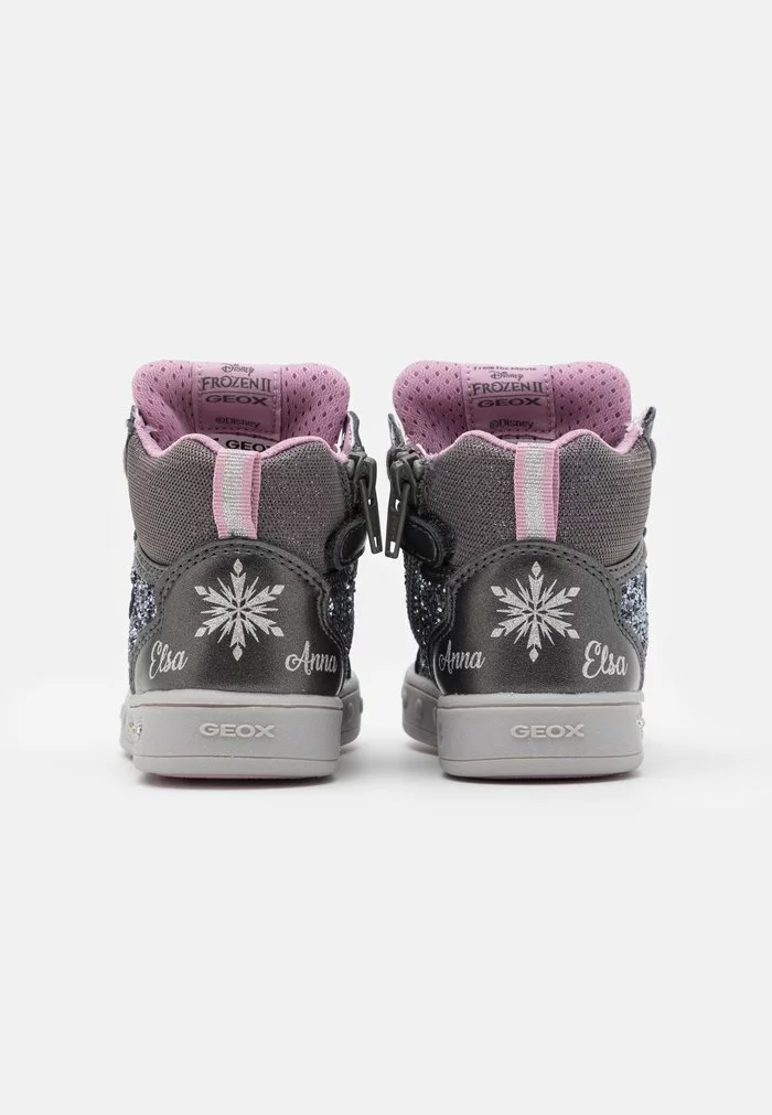 DISNEY FROZEN ELSA SKYLIN GIRL GEOX- High-top Trainers - Baskets Montantes - Dark Grey/lilac – Image 3