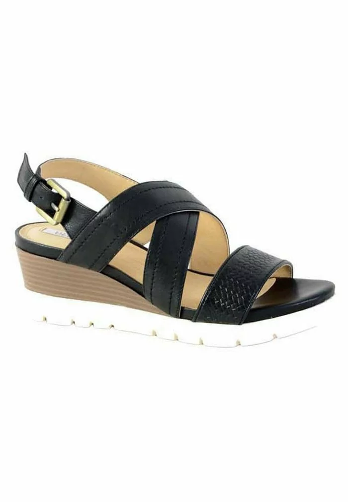 GEOX MARYKARMEN - Sandales Compensées - Black – Image 4